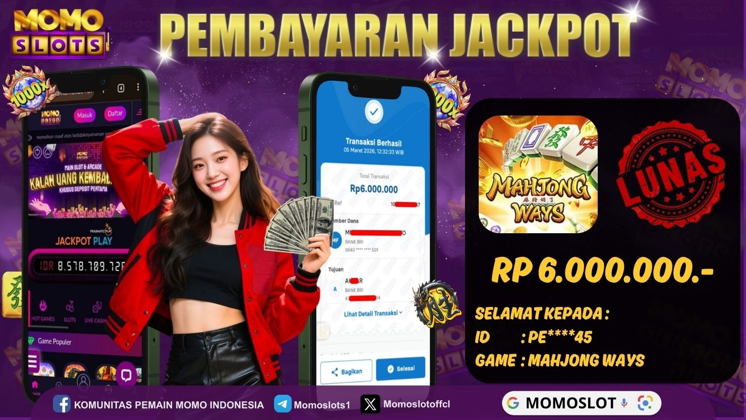 MOMOSLOTS JACKPOT SLOT  MAHJONG WAYS